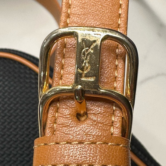 Yves Saint Laurent Black and Tan Crossbody Bag - Picture 14 of 16